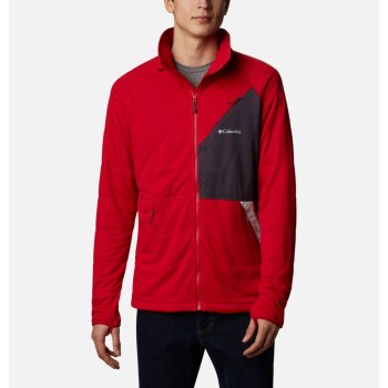 Columbia Muške Jakne - Parkdale Point Full Zip Plave Crvene | IJRD-70214
